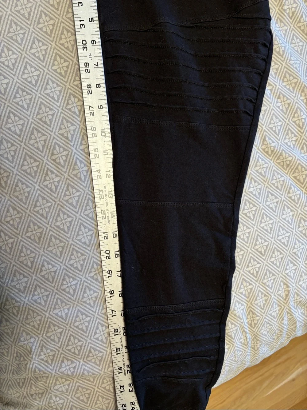 Torrid size 2 moto style leggings black no pockets. - Picture 7 of 8